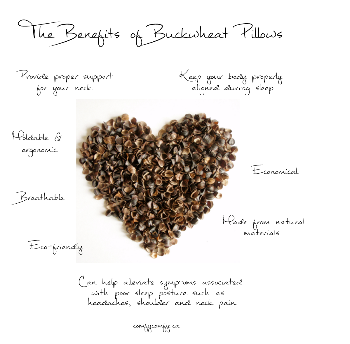 The Benefits of Buckwheat Pillows ComfyComfy Canada