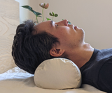 Back Sleeper Pillow - Organic cervical buckwheat hull pillow