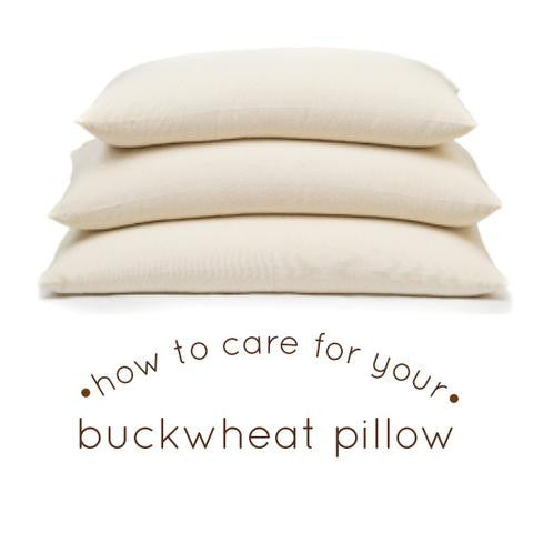 How to care for your buckwheat pillow