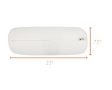 ComfyNeck Plus Side Sleeper Pillow + Pillowcase - Organic Buckwheat Hull Roll Pillow