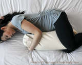Body Support Pillow + Pillowcase - Organic Buckwheat Hull Body Pillow