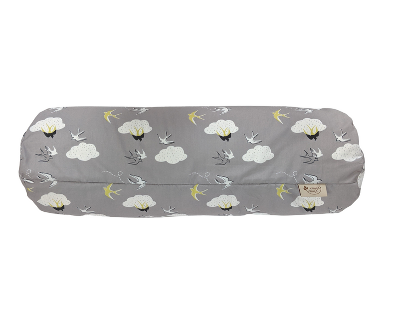 Body Support Pillow + Pillowcase - Organic Buckwheat Hull Body Pillow