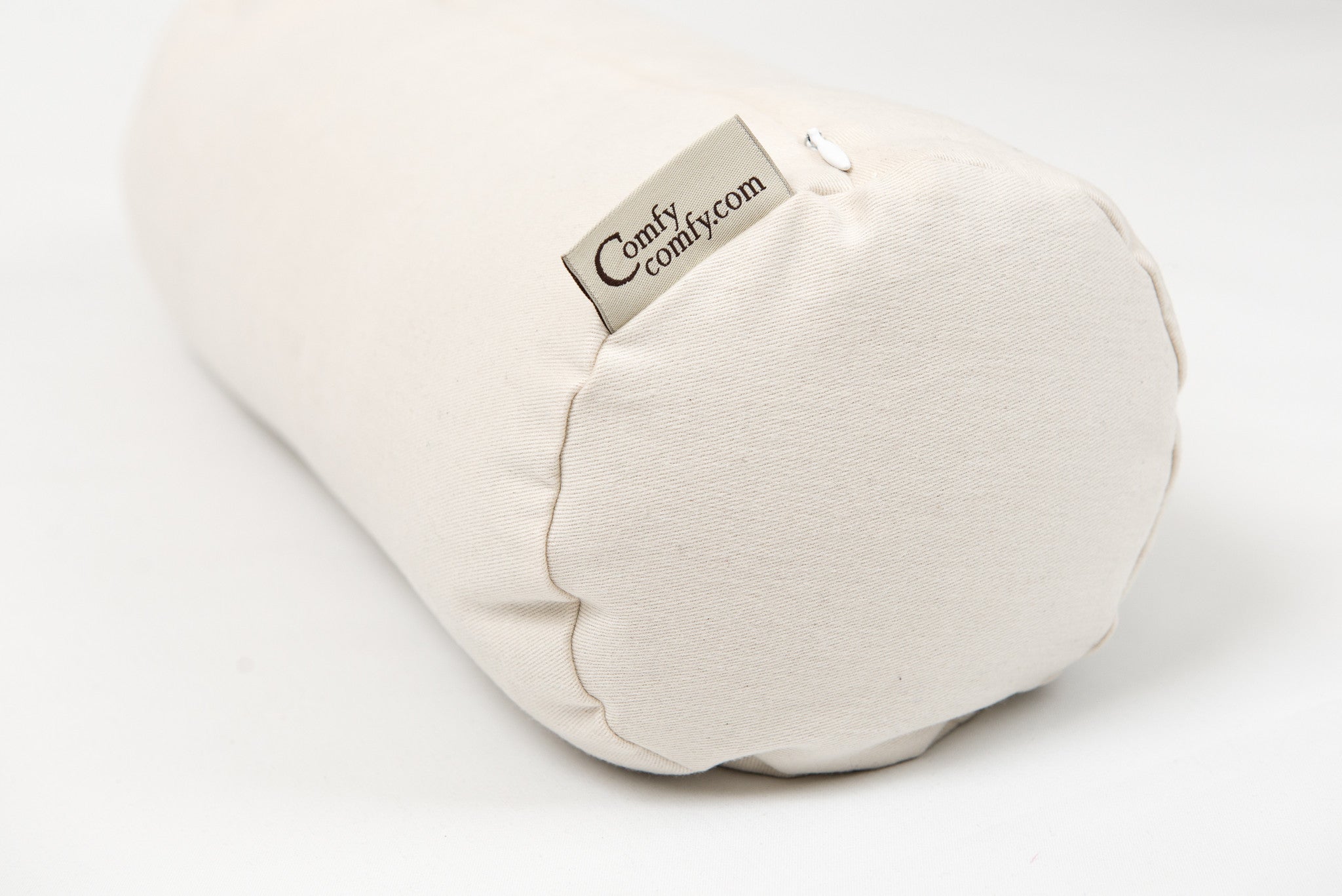 ComfyNeck Organic Buckwheat Hull Cervical Neck Roll Pillow for Side