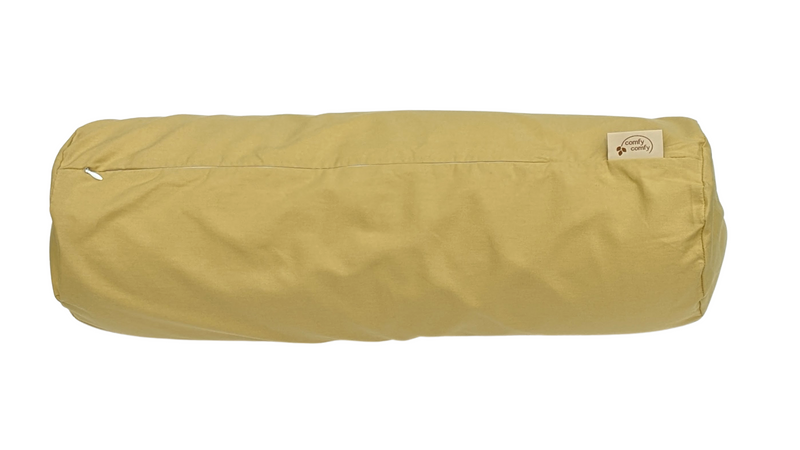Body Support Pillow + Pillowcase - Organic Buckwheat Hull Body Pillow