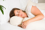 Body Support Pillow + Pillowcase - Organic Buckwheat Hull Body Pillow