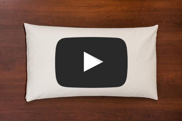 Buckwheat filled pillow top